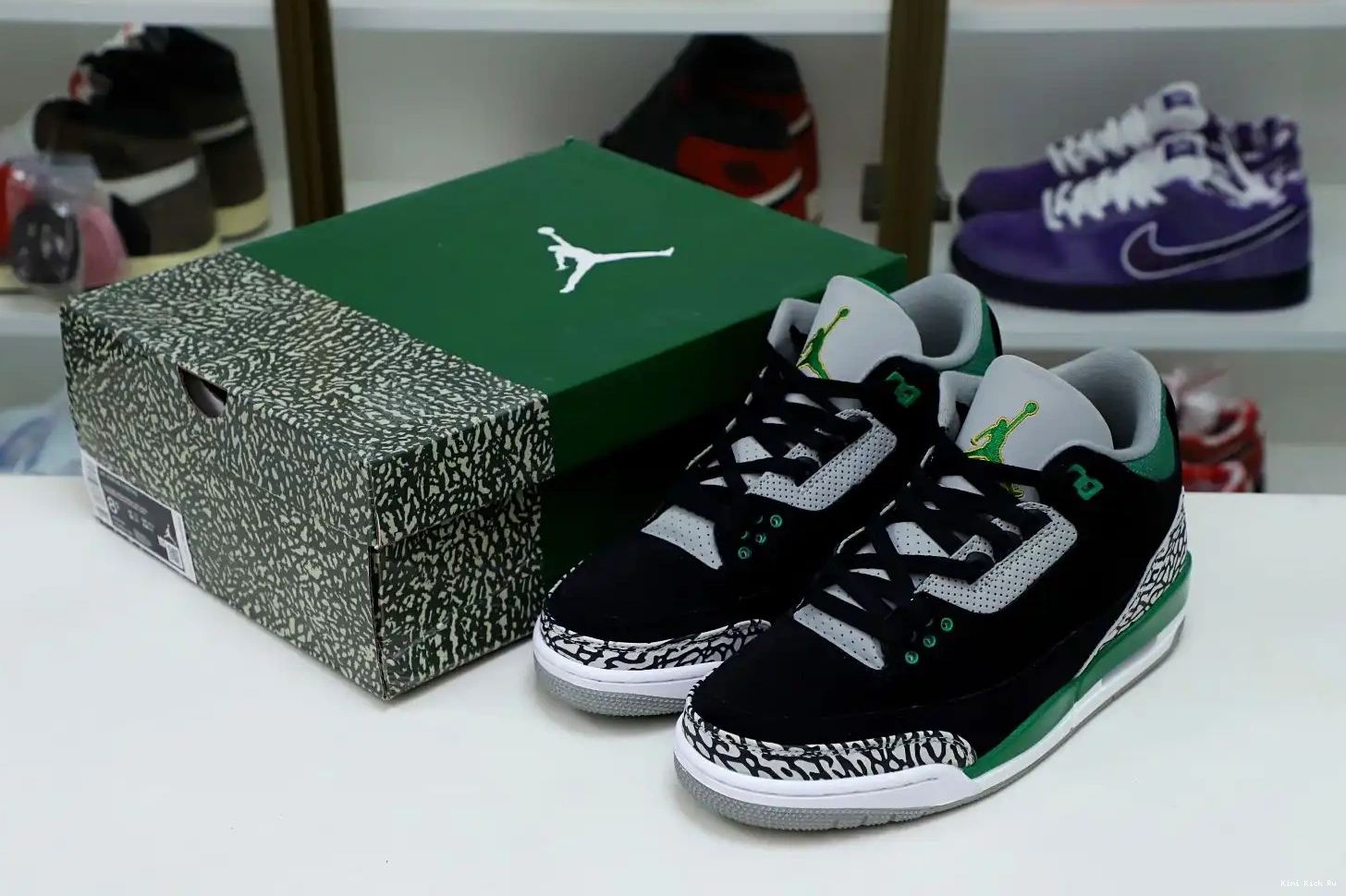 PINE GREEN 3 AIR Kimikick JORDAN 0420